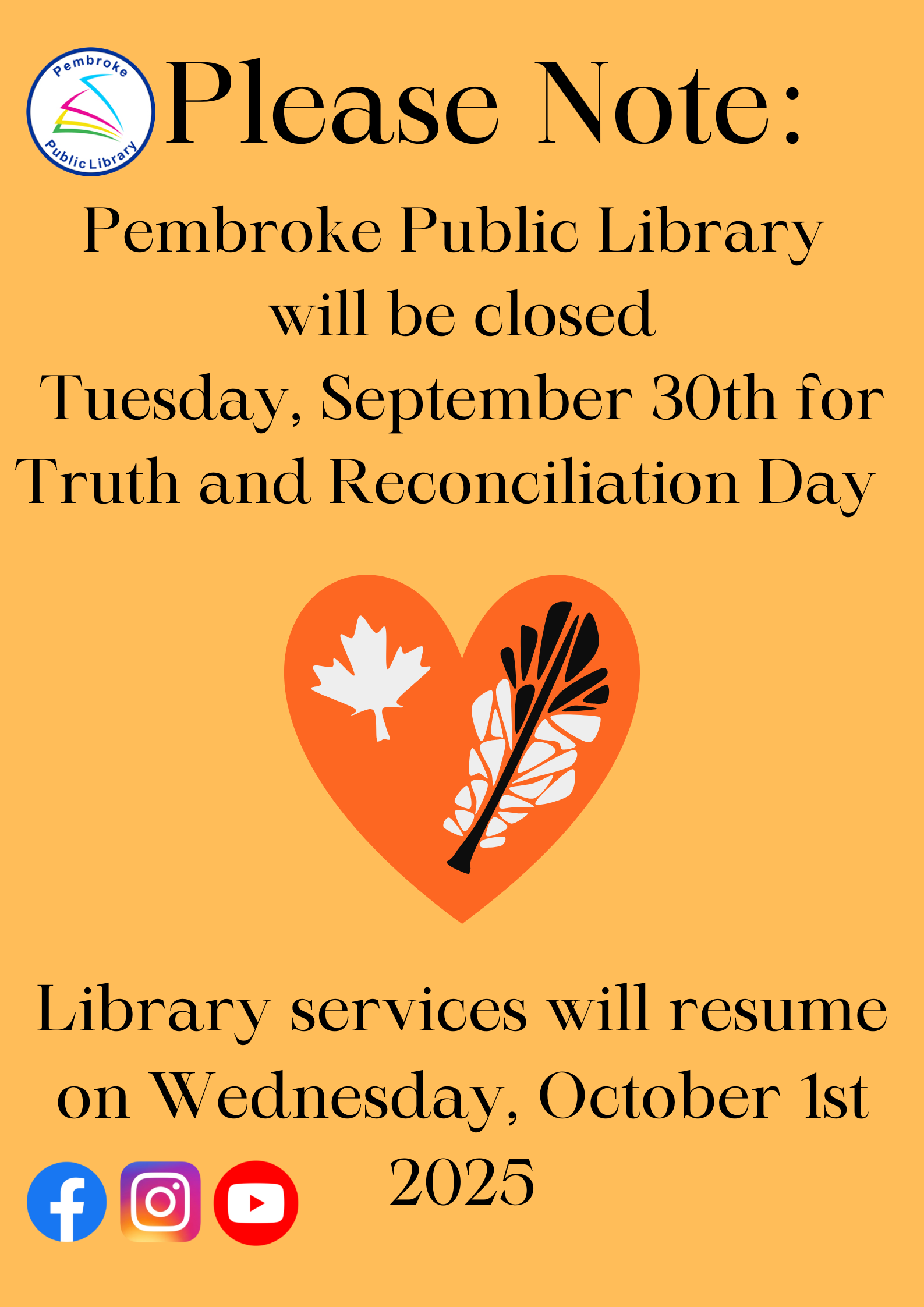 Truth and Reconciliation Day Closure.