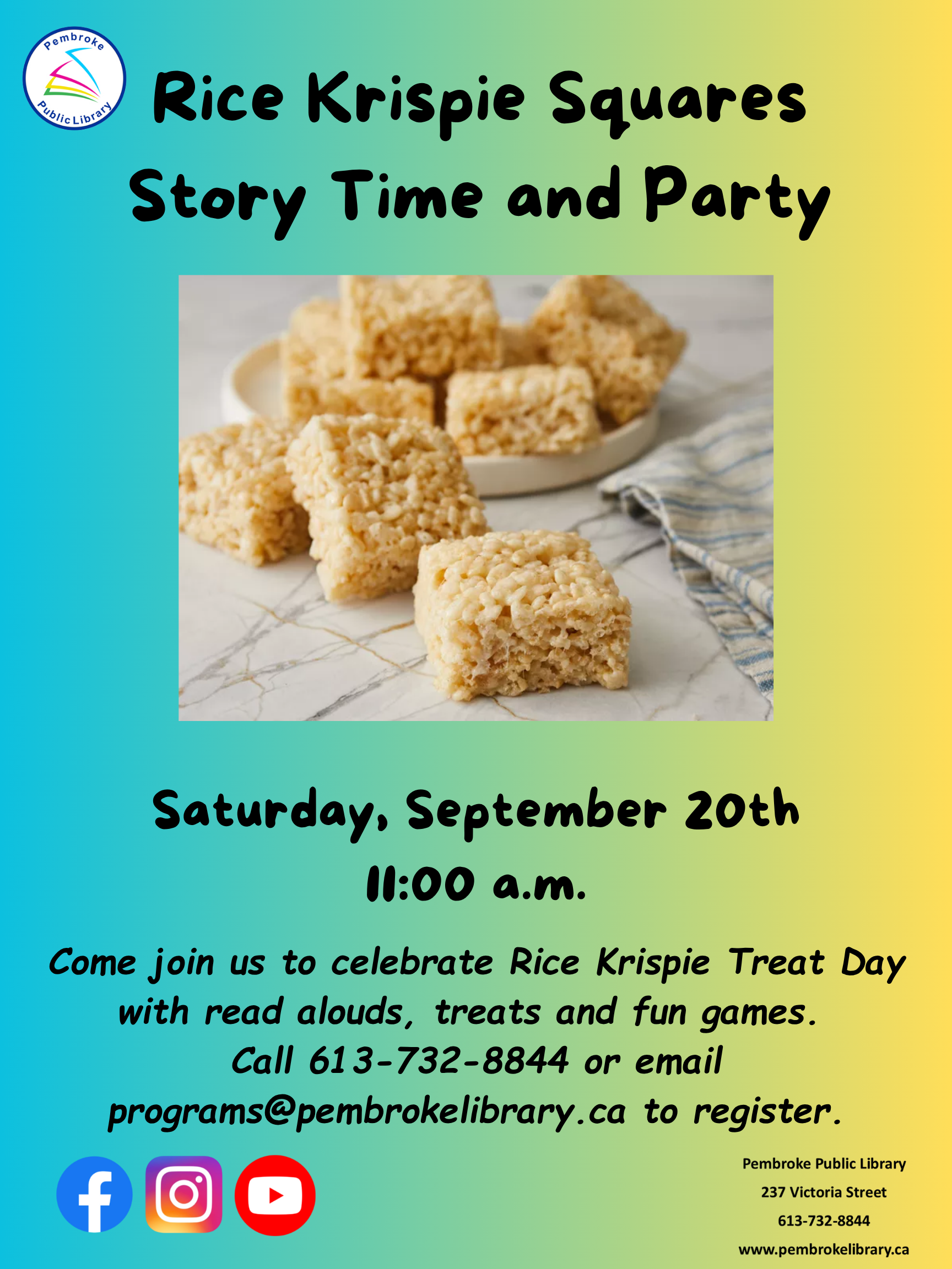 Rice Krispie Story Time